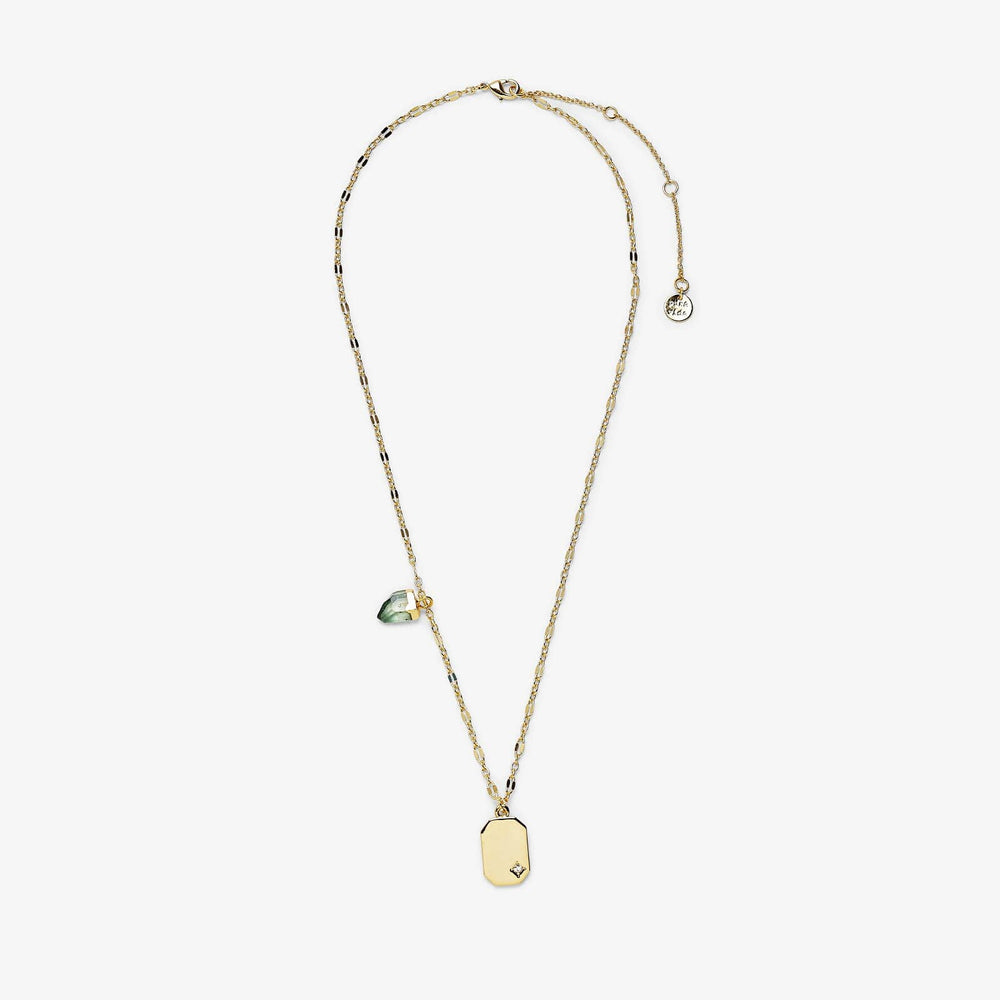 Emerald Quartz Pendant Necklace PuraVida
