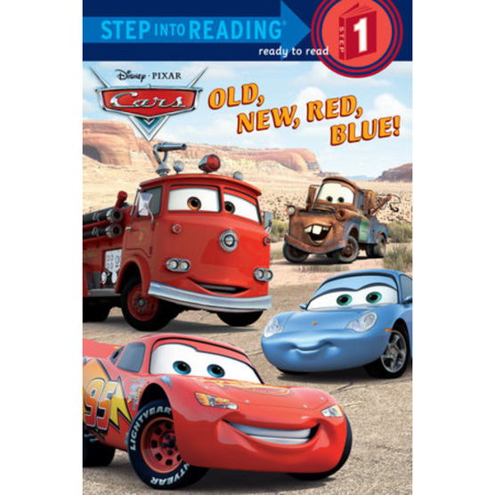 Cars Old, New, Red, Blue! (Disney/Pixar) (Step-Into-Reading, Step 1)