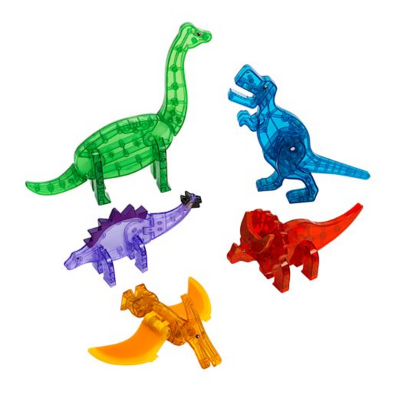 Magna Tiles Dino 5 Piece Set