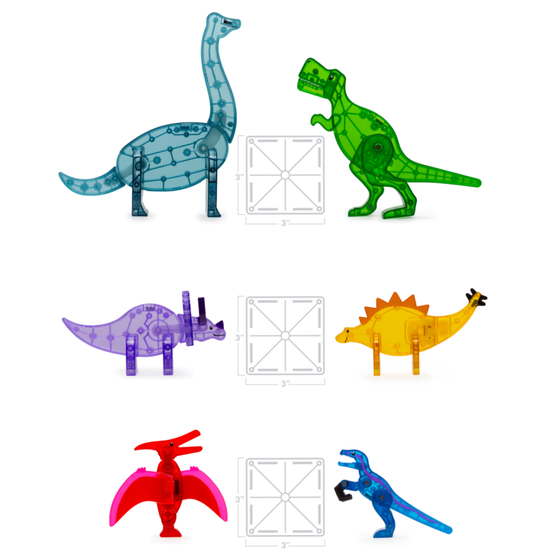Magna Tiles Dino World XL Set