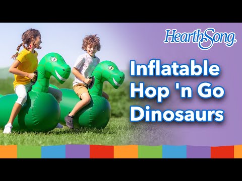 Hop 'n Go Jump Inflatable Dinosaur Set of 2