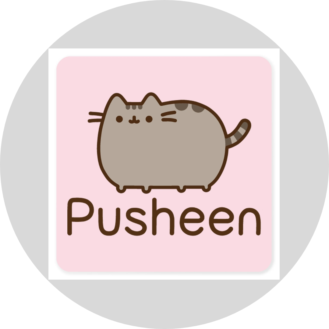 Pusheen Stickers - Gaming VS