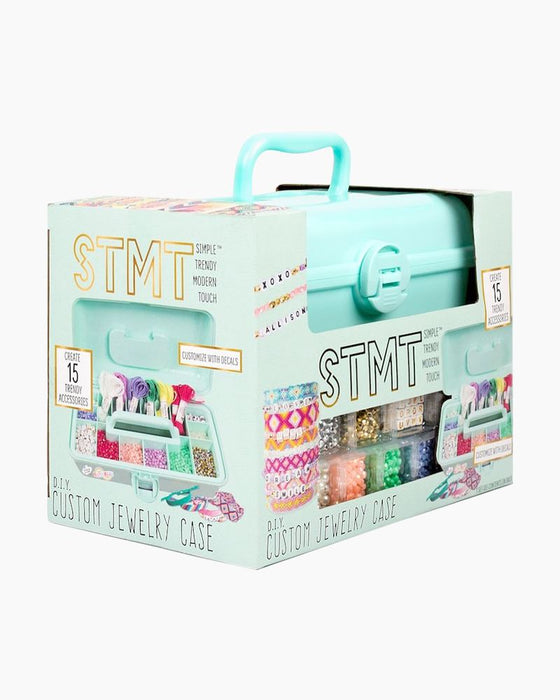 D.I.Y Custom Teal Jewelry Case Teal