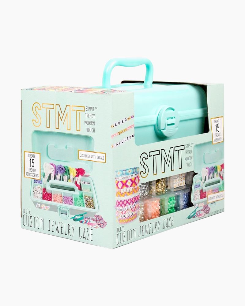 D.I.Y Custom Teal Jewelry Case Teal