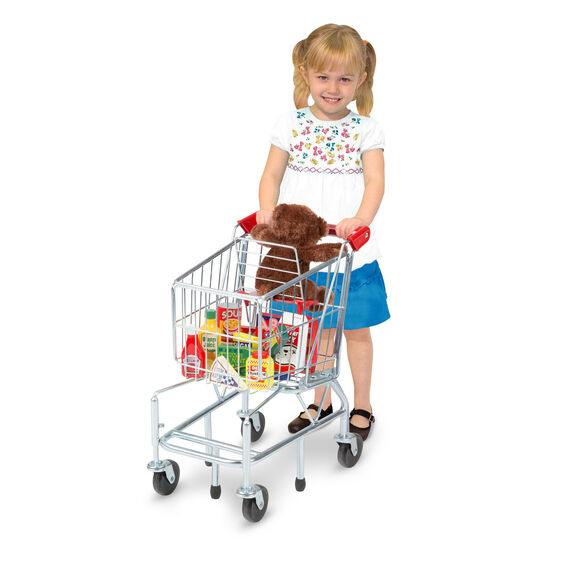 Shopping Cart Toy - Metal Grocery Wagon