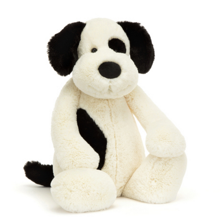 JellyCat Bashful Black and Cream Gigantic Puppy