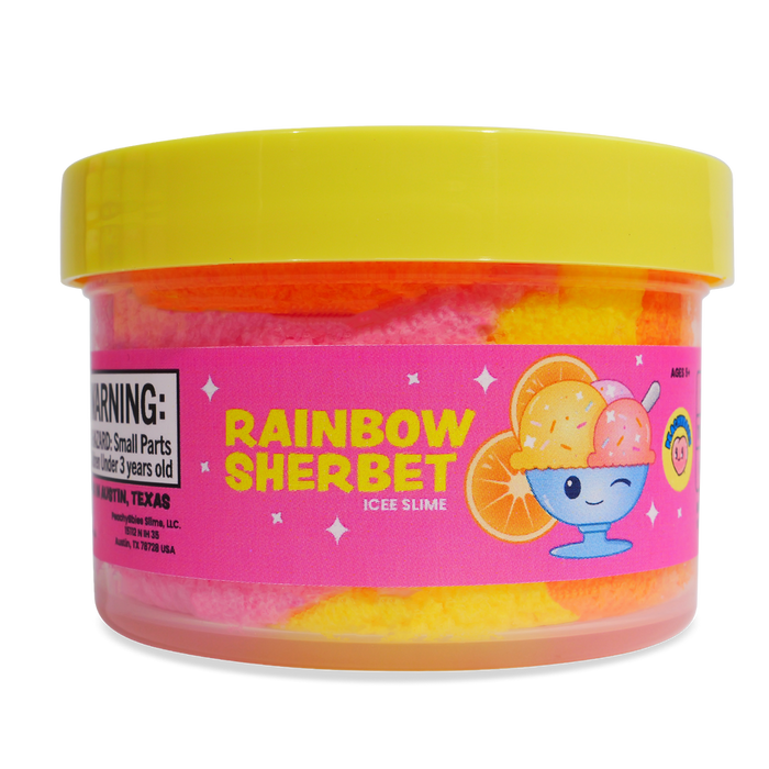 Peachybbies Rainbow Sherbet Slime