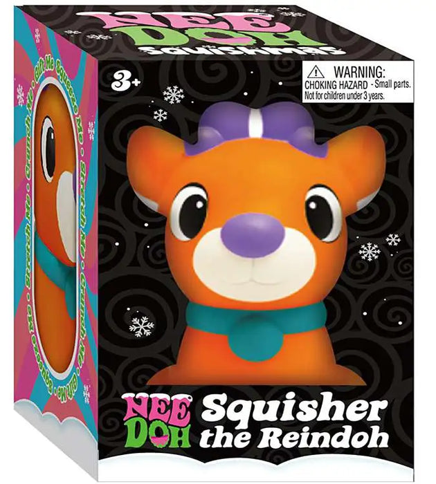 NeeDoh 2026 Squishmas Squisher the Reindeer Stress Ball Random Color