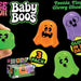Schylling NeeDoh 2026 Needohween Baby Boos Stress Ball 3-Pack Glows