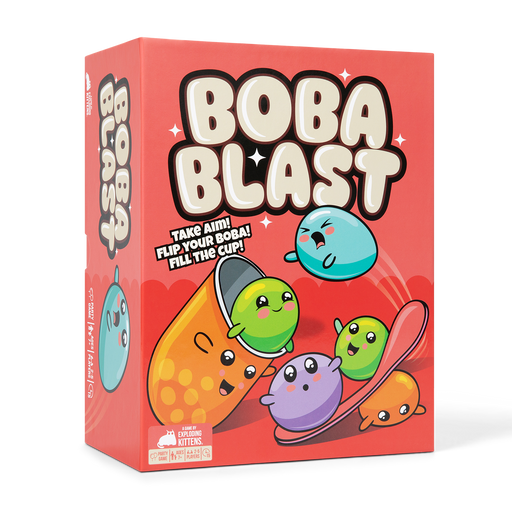 Exploding Kittens Boba Blast Party Board Game BOBA-CORE-3