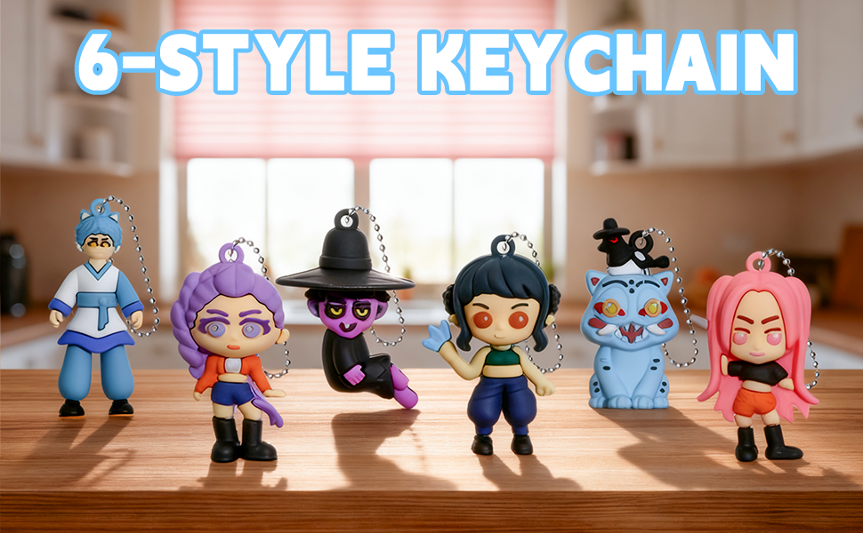 K POP DEMON HUNTERS TINY KEYCHAIN