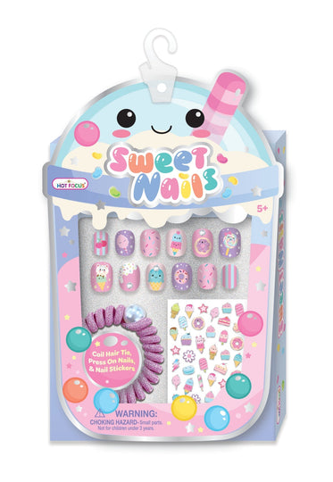 Hot Focus Sweet Nails Sweets Manicure Art Set for Girls