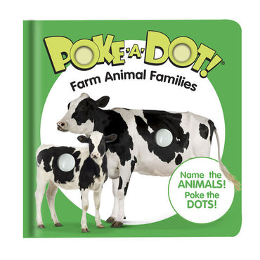 Melissa & Doug Poke-A-Dot: Farm Animal Families Board Book