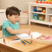 Melissa & Doug Deluxe Happy Handle Stamp Set