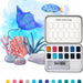 Grabie Watercolor Pocket Set of 12 With Brush Ocean Colors