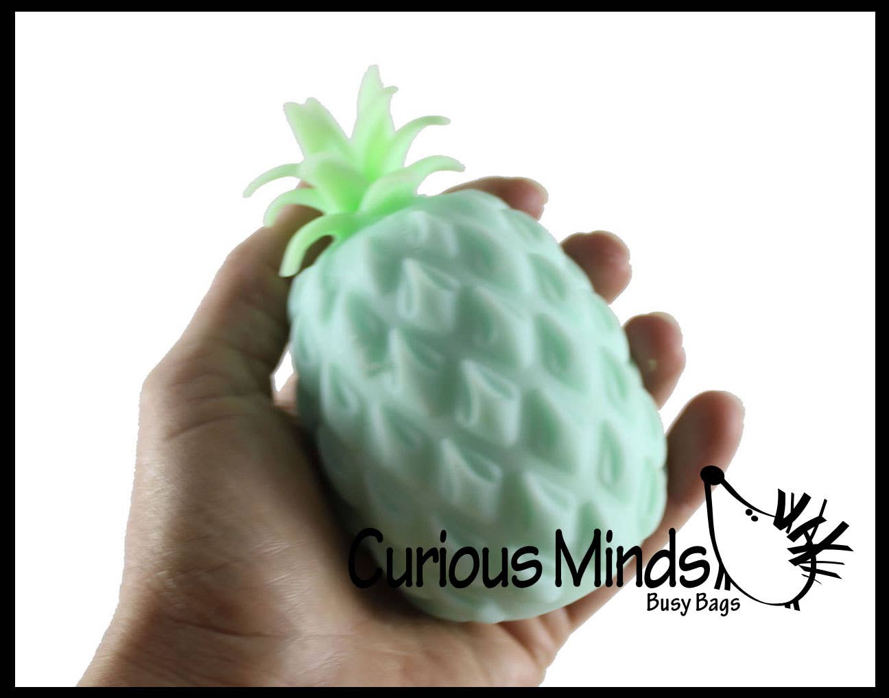 Single Cute Pineapple Soft Fluff- Filled Squeeze Stress Balls  -