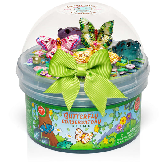 Kawaii Slime Company Butterfly Conservatory Signature Dome Slime
