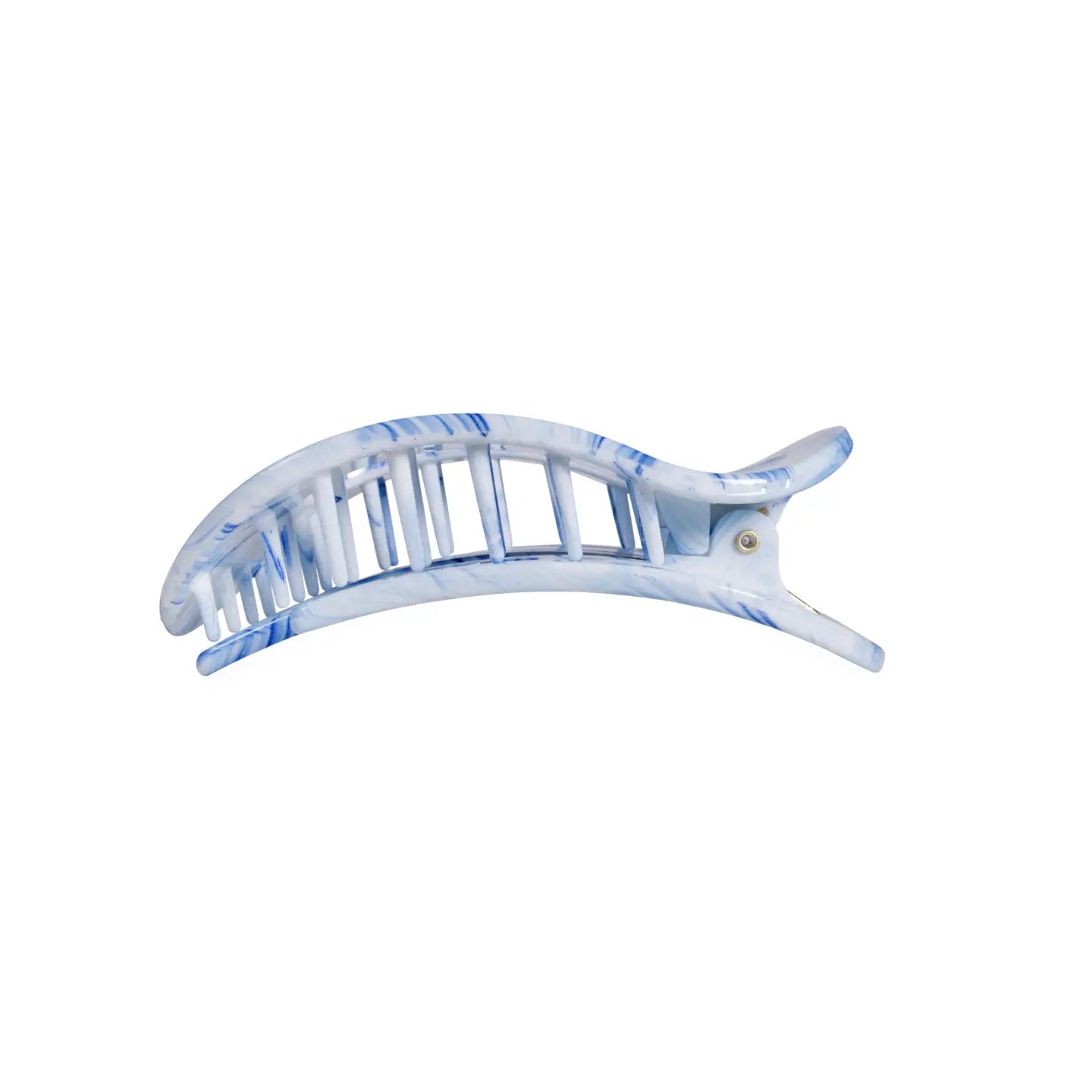 Teleties Tide & True Medium Flat Round Hair Clip Pink