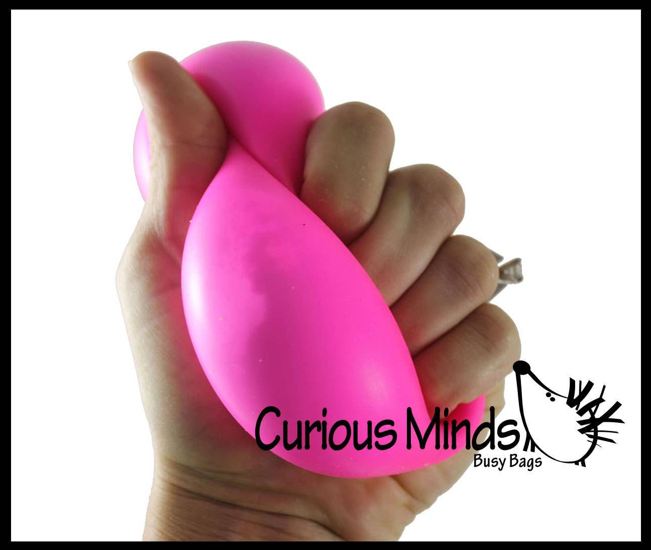 Single large Stretchy Squishy Squeeze Stress Ball - Sensory, Fidget Toy