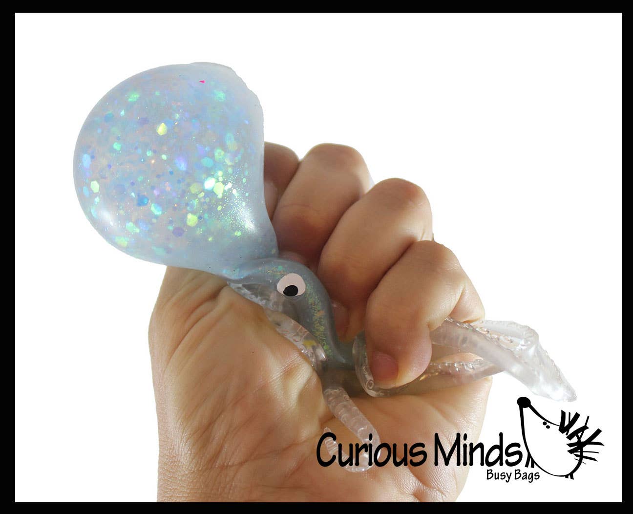 Single Gooey Gel Filled Octopus Fidget Stress Toy - Soft Squishy