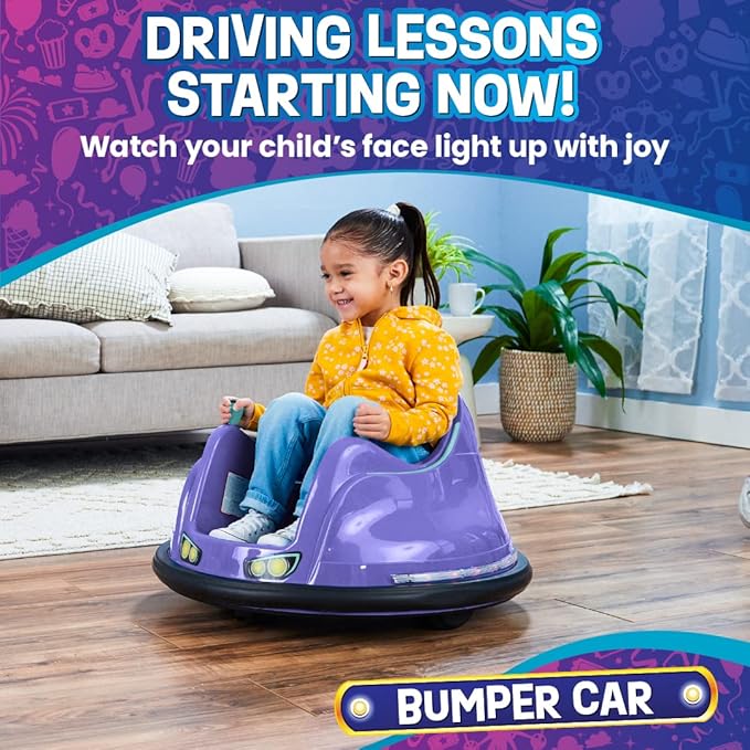 Bumper Car Pink/Purple/Aqua