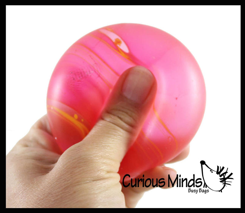 Single Marble Sugar Ball - Thick Glue/Gel Stretch Ball - Squishy