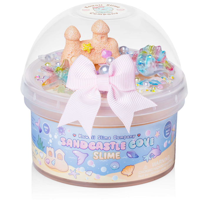 Kawaii Slime Company Sandcastle Cove Signature Dome Slime 10 oz