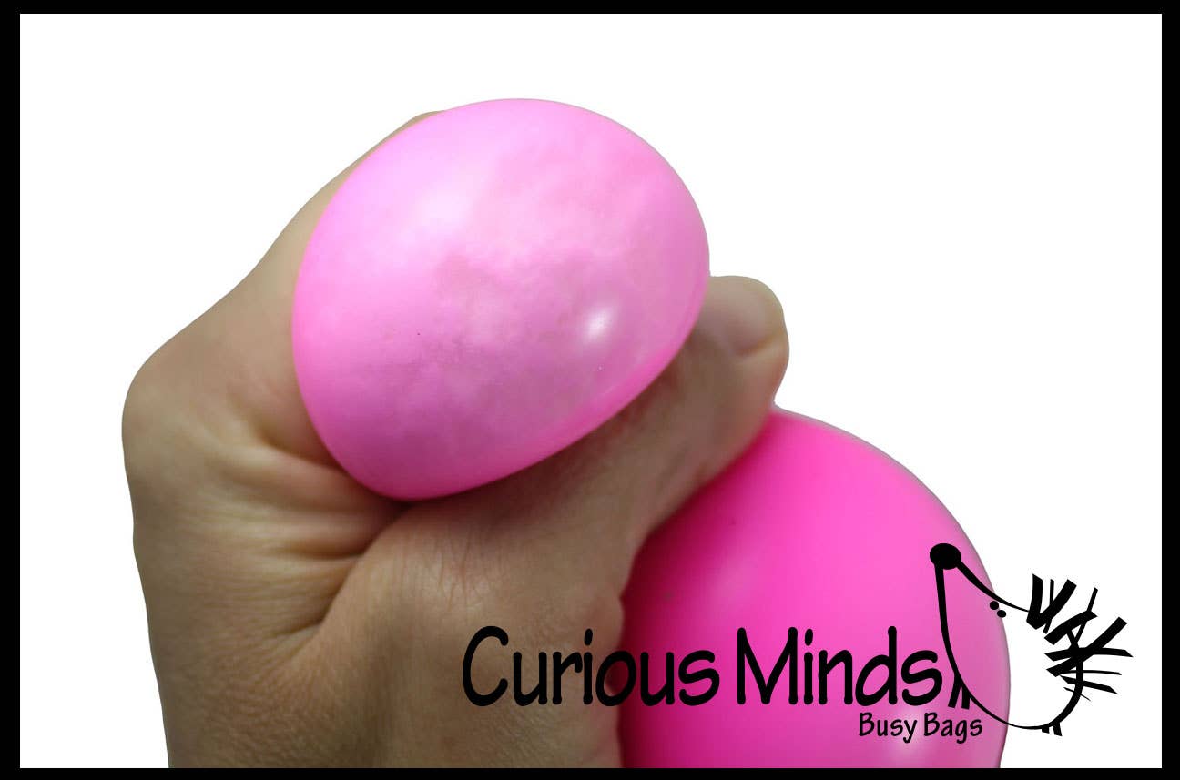 Single large Stretchy Squishy Squeeze Stress Ball - Sensory, Fidget Toy