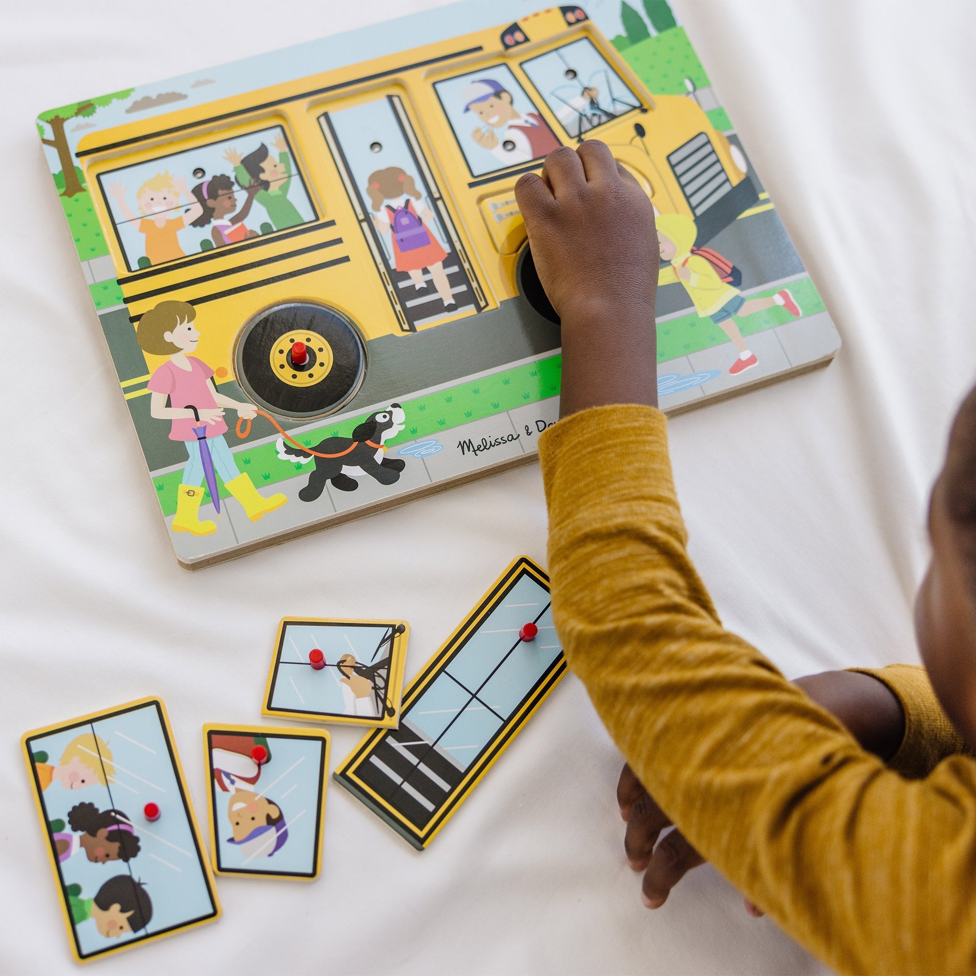 Melissa & Doug The Wheels on the Bus Sound Puzzle 6 Pieces