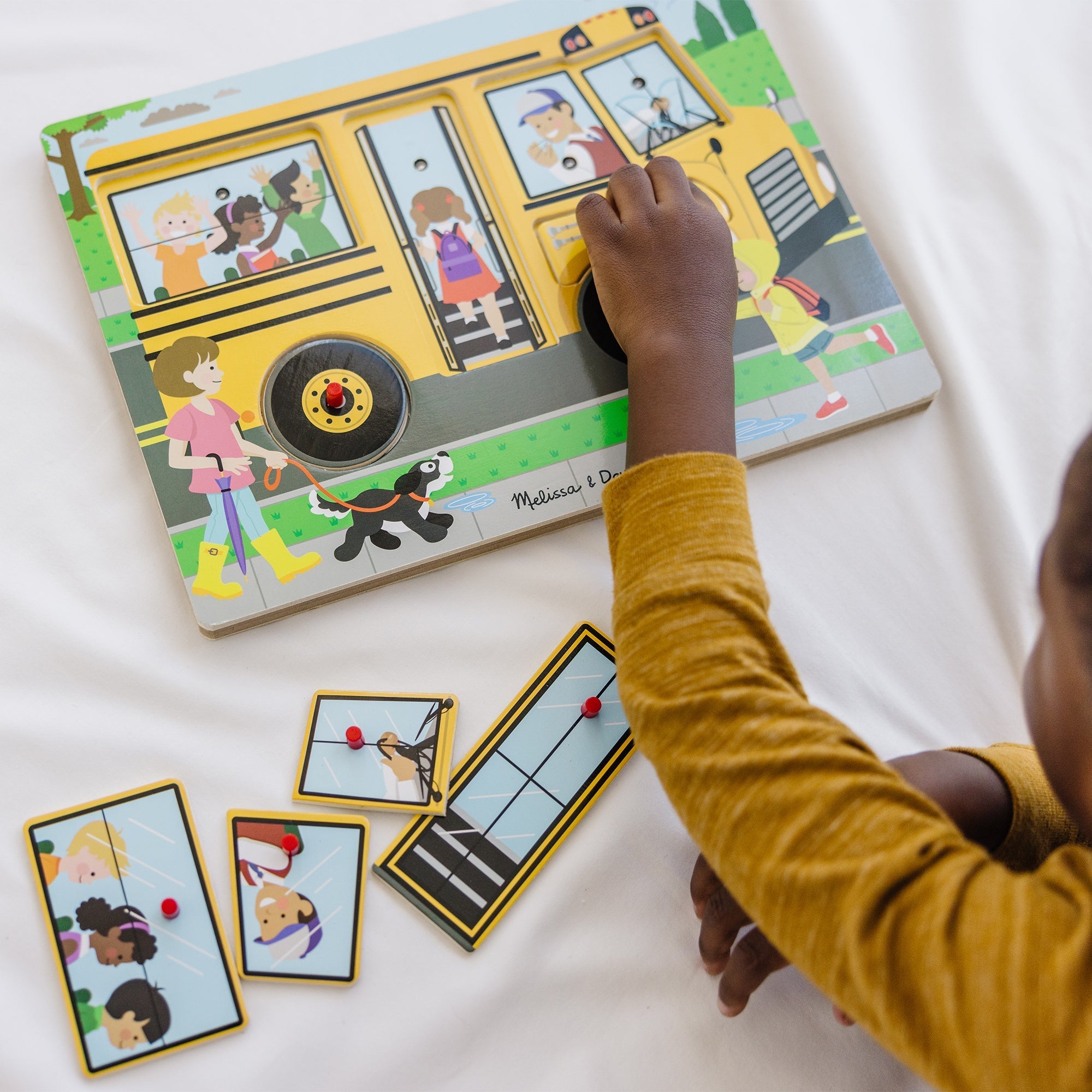 Melissa & Doug The Wheels on the Bus Sound Puzzle 6 Pieces