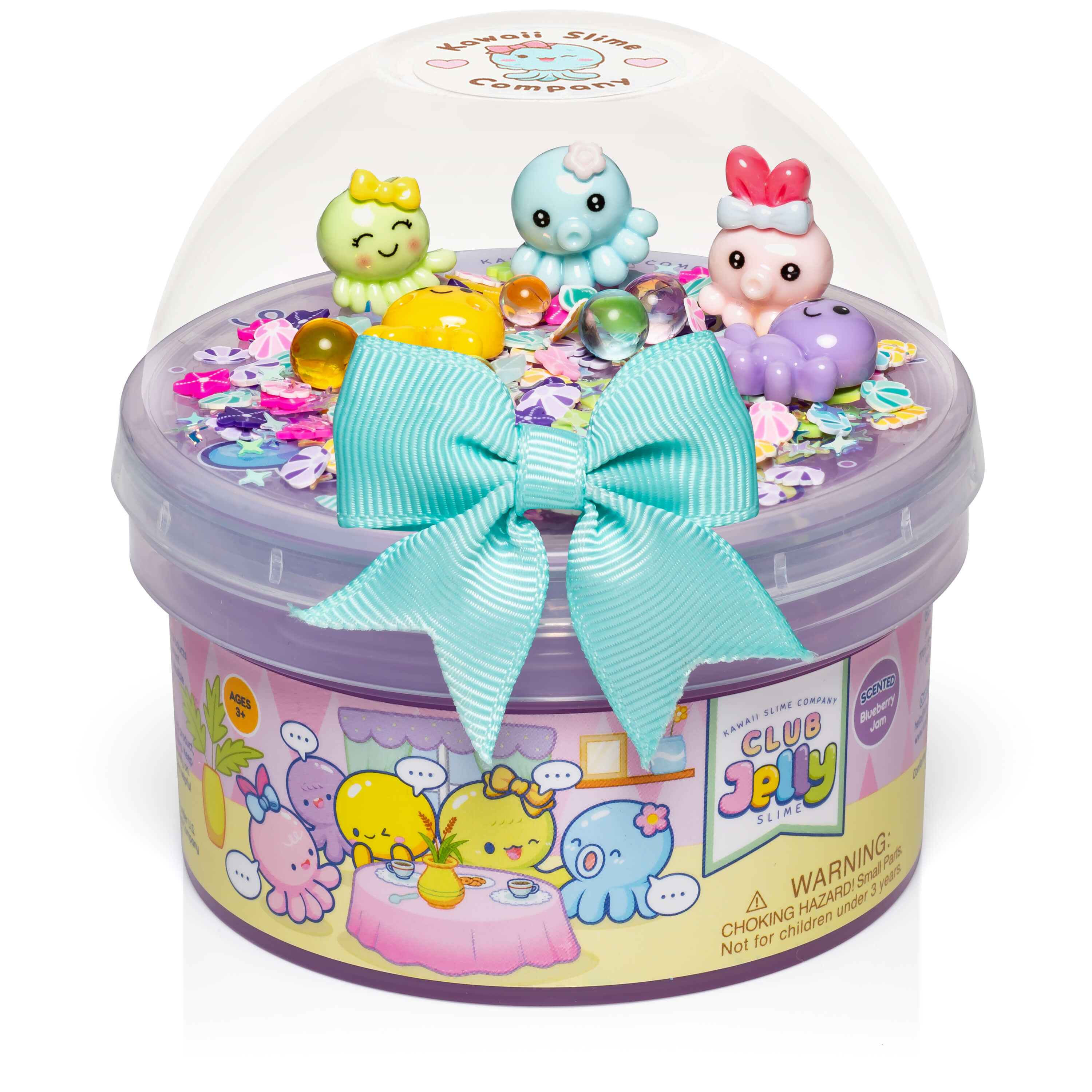 Kawaii Slime Company Club Jelly Signature Dome Ocean Putty