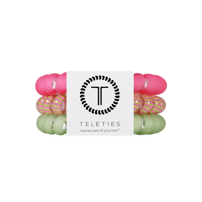 Teleties Large Hair Tie Pack of 3 Summer Crush