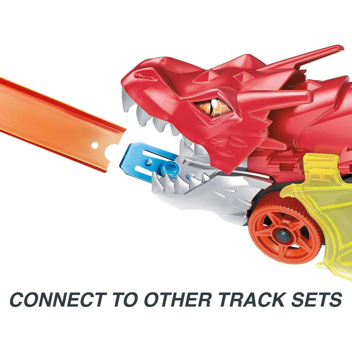 Hot Wheels City Toy Car Track Set, Dragon Launch Transporter