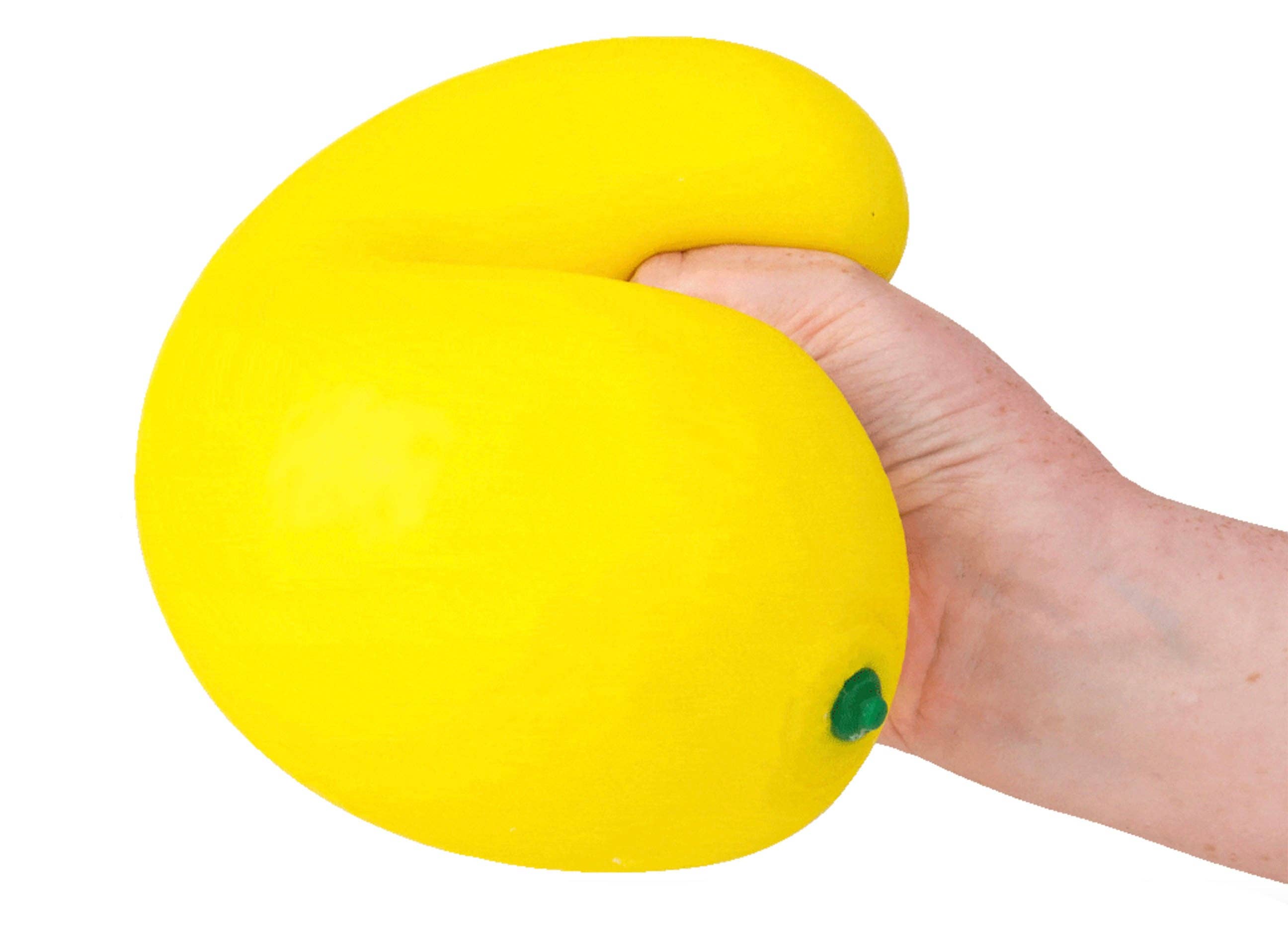 Jumbo Doh Filled Lemon - Soft Stress Squishy Ball Fruit