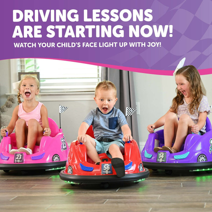 Bumper Car Pink/Purple/Aqua