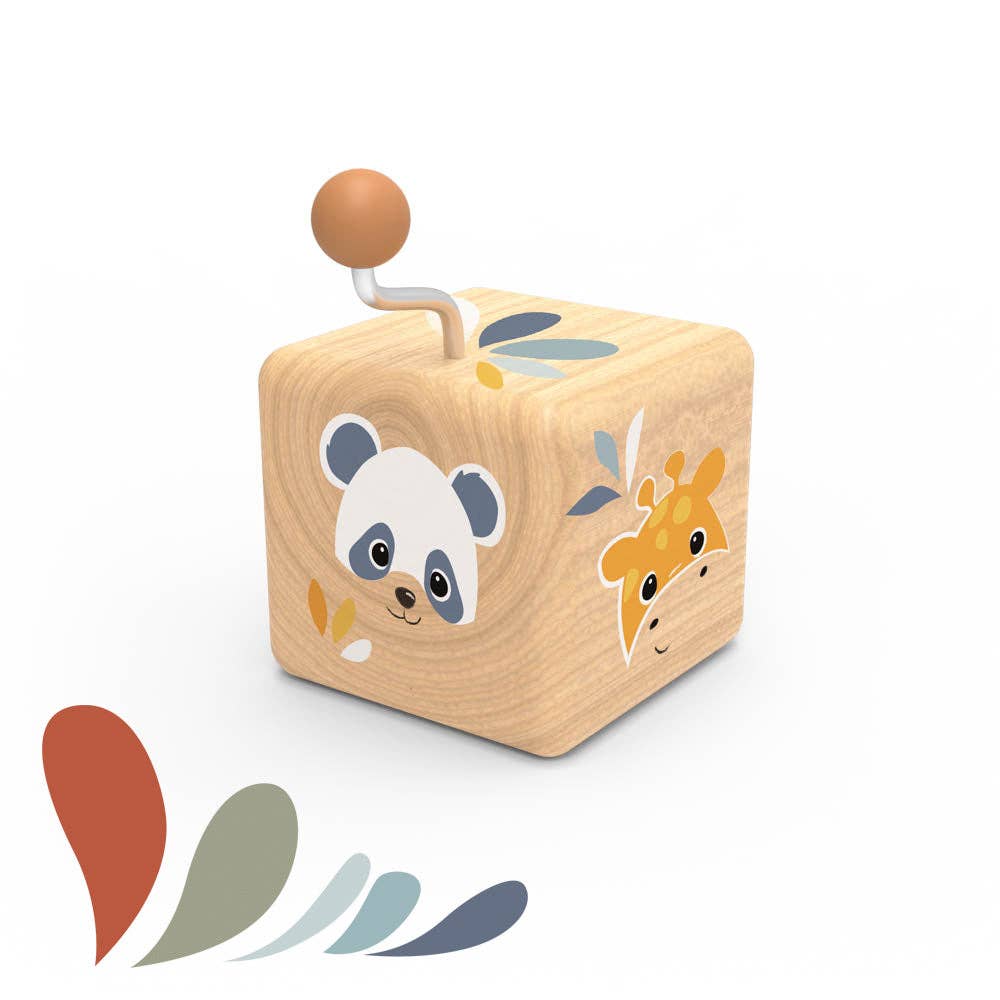 Speedy Monkey Wooden Music Box Set for Toddlers 8-Pack