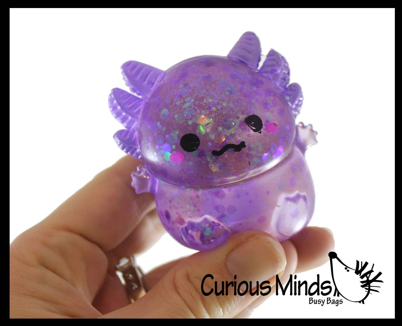 Single Axolotl Sugar Ball - Syrup Molasses Thick Glue/Gel Stress