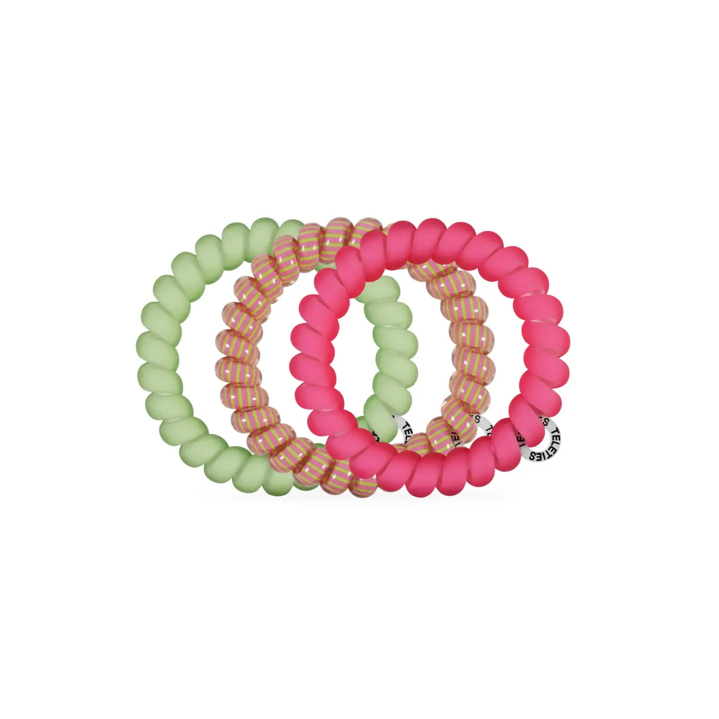 Teleties Large Hair Tie Pack of 3 Summer Crush