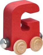 Maple Landmark NameTrains Bright Letters Personalized Wooden Toy Train