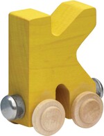 Maple Landmark NameTrains Bright Letters Personalized Wooden Toy Train