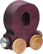 Maple Landmark NameTrains Bright Letters Personalized Wooden Toy Train