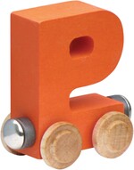 Maple Landmark NameTrains Bright Letters Personalized Wooden Toy Train