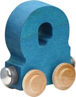 Maple Landmark NameTrains Bright Letters Personalized Wooden Toy Train