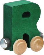 Maple Landmark NameTrains Bright Letters Personalized Wooden Toy Train