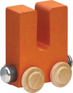 Maple Landmark NameTrains Bright Letters Personalized Wooden Toy Train