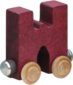 Maple Landmark NameTrains Bright Letters Personalized Wooden Toy Train