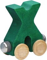 Maple Landmark NameTrains Bright Letters Personalized Wooden Toy Train