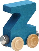 Maple Landmark NameTrains Bright Letters Personalized Wooden Toy Train