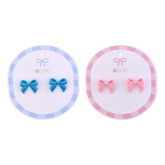 Velvet Bow Earrings