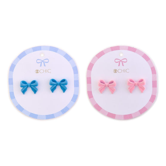 Velvet Bow Earrings
